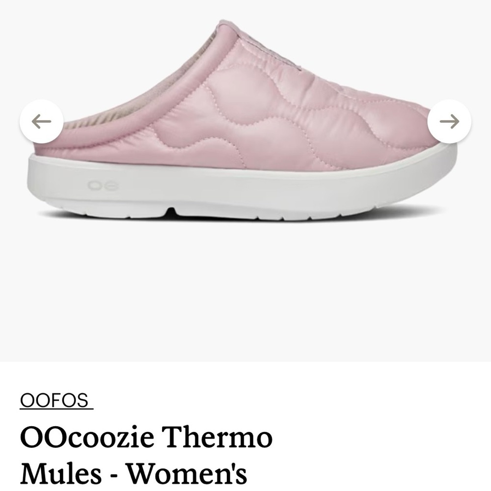Oofos Women Thermo Mules - Size 8.5
